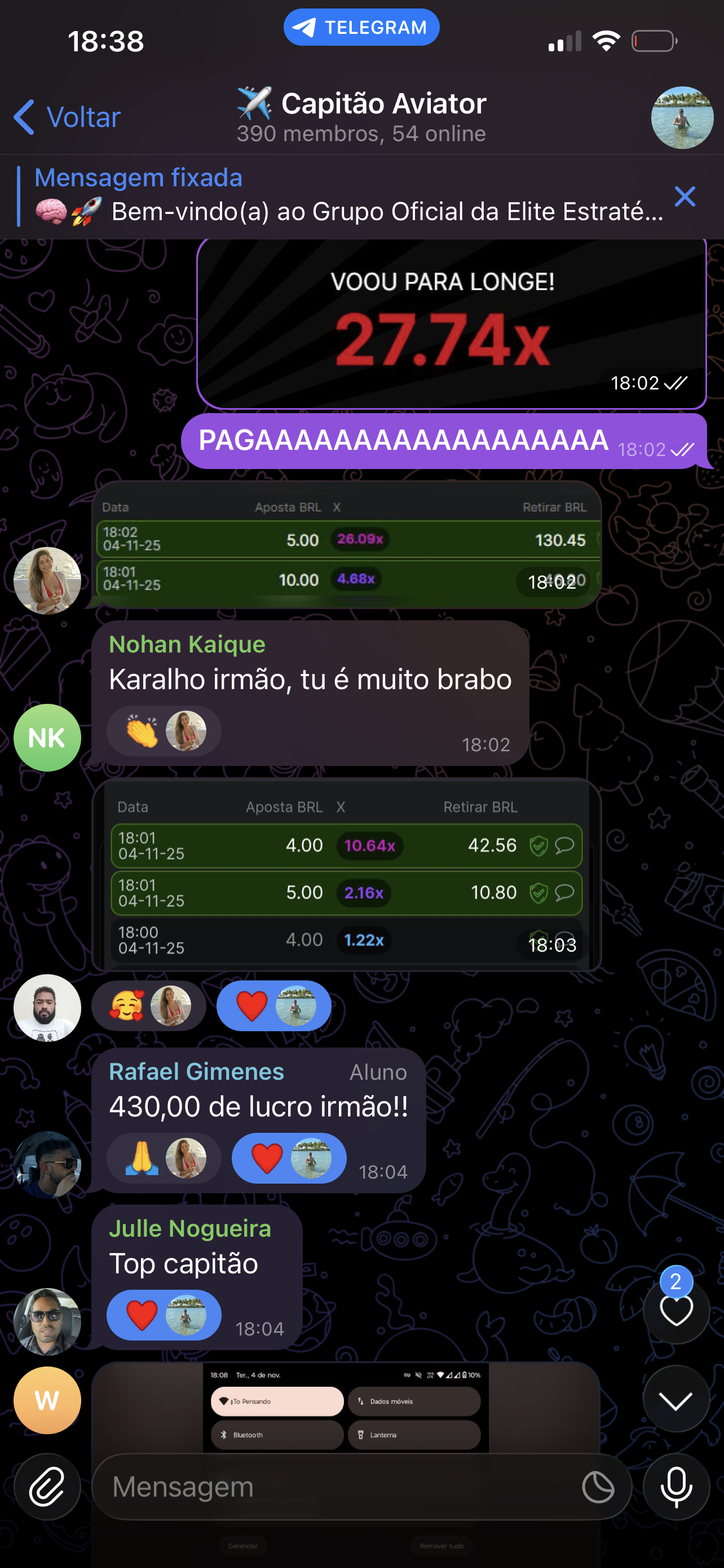 Vitória de 27.74x com depoimentos